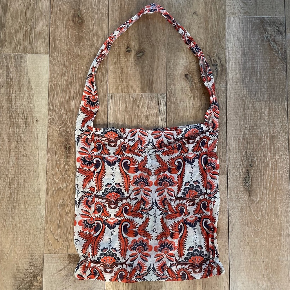 Free People Medium Reusable Shopping Tote Shoulder Bag